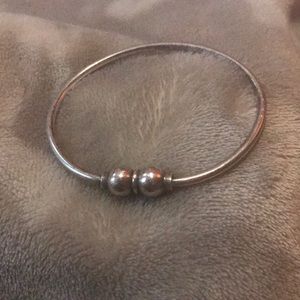 Sterling Silver double ball Cape Cod Bracelet